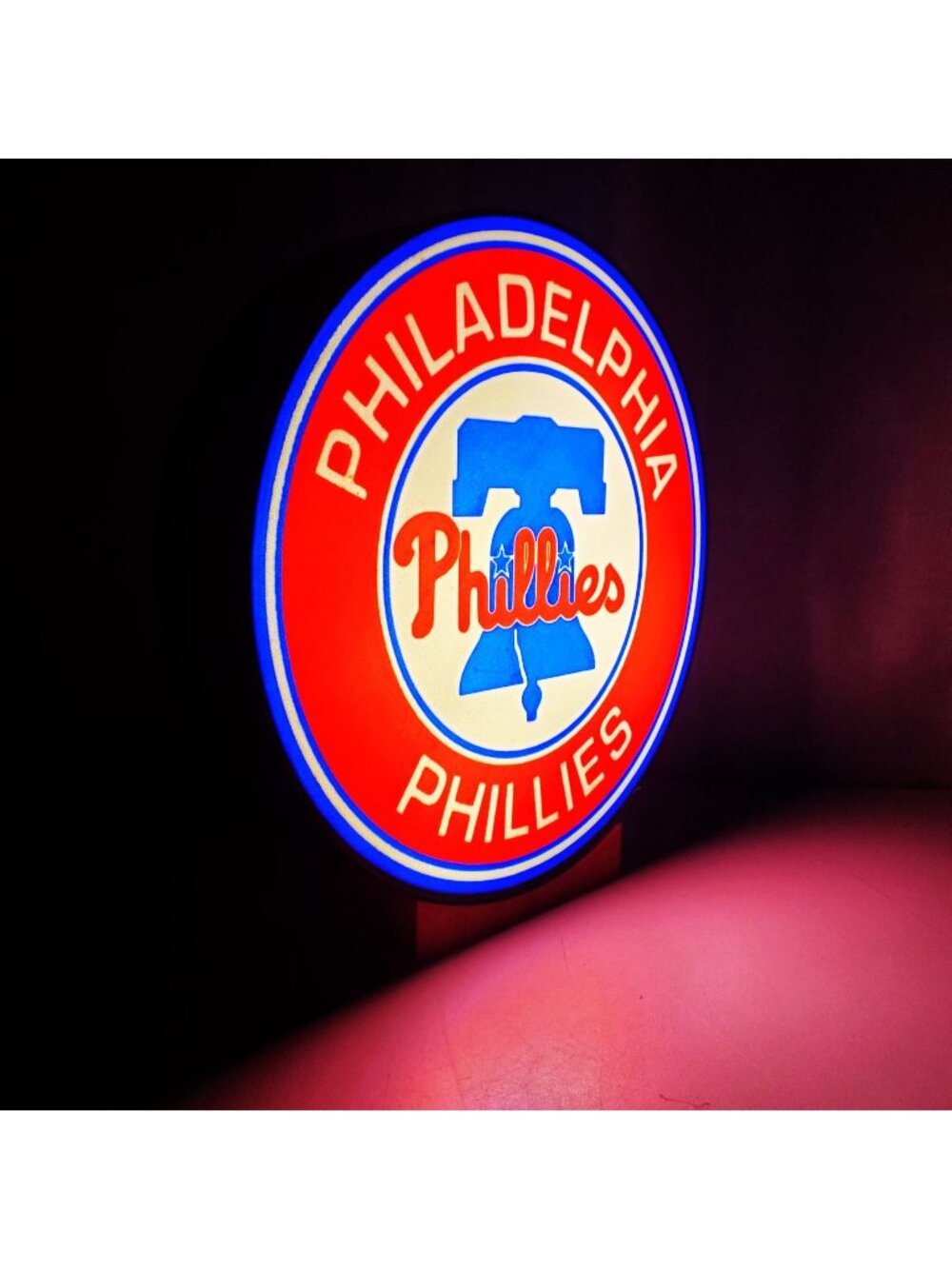Philadelphia Phillies 9" LED Light Box Sign - USB Powered with Dimmer
